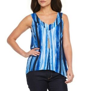 NWT Bold Elements V-Neck Sleeveless Blouse XL